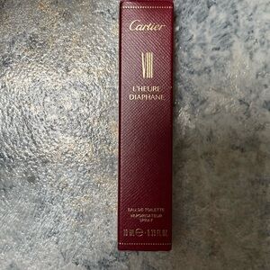 Cartier L'Heure Diaphane in Elegant Burgundy Box